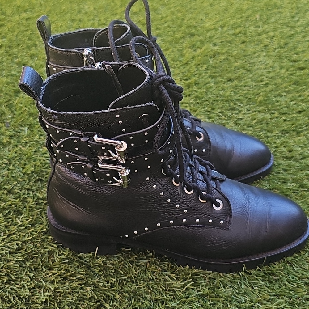Rebecca Minkoff Jaiden stud combat boots